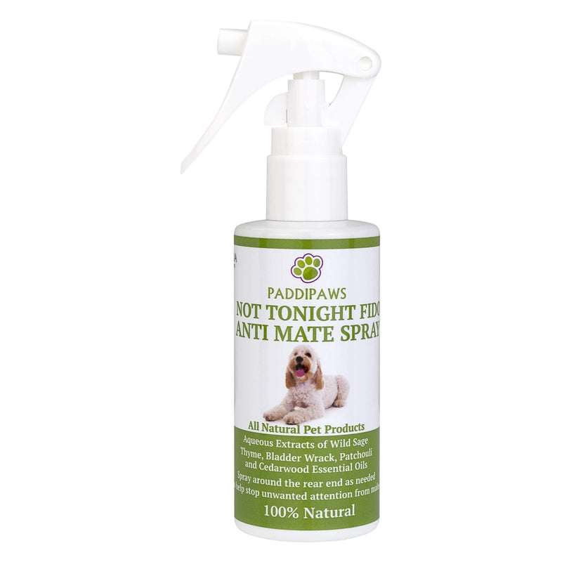 PADDIPAWS Not Tonight Fido - Bitch Spray - 100% Natural Anti-Mate Spray for Dogs - Helps to discourage the unwanted attention of male dogs. - PawsPlanet Australia