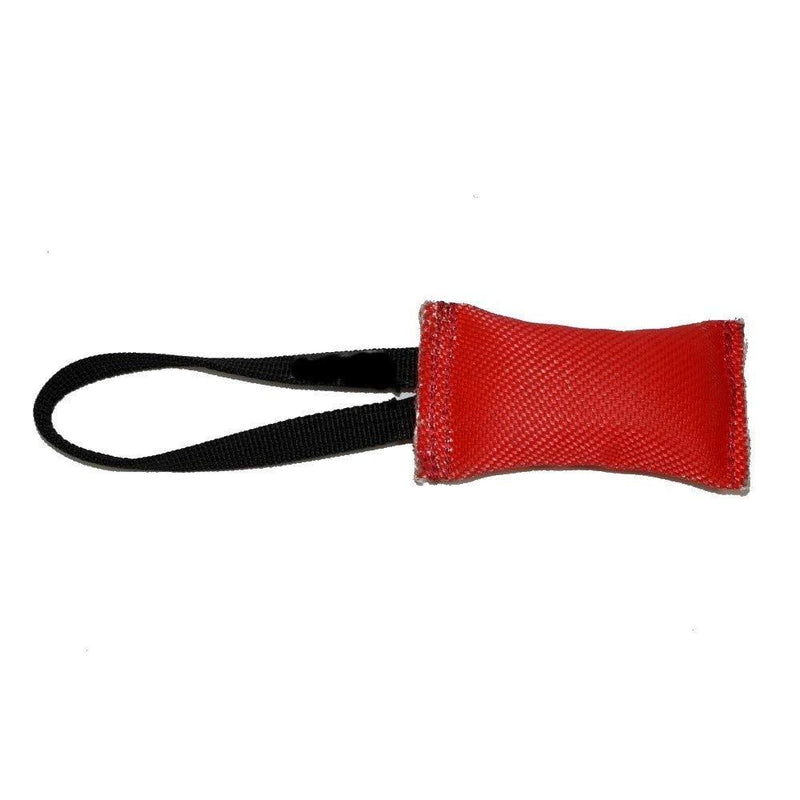 DINGO GEAR Firehose Dog Bite Tug One Handle Floatable Waterproof Red 15 x 6 cm - PawsPlanet Australia