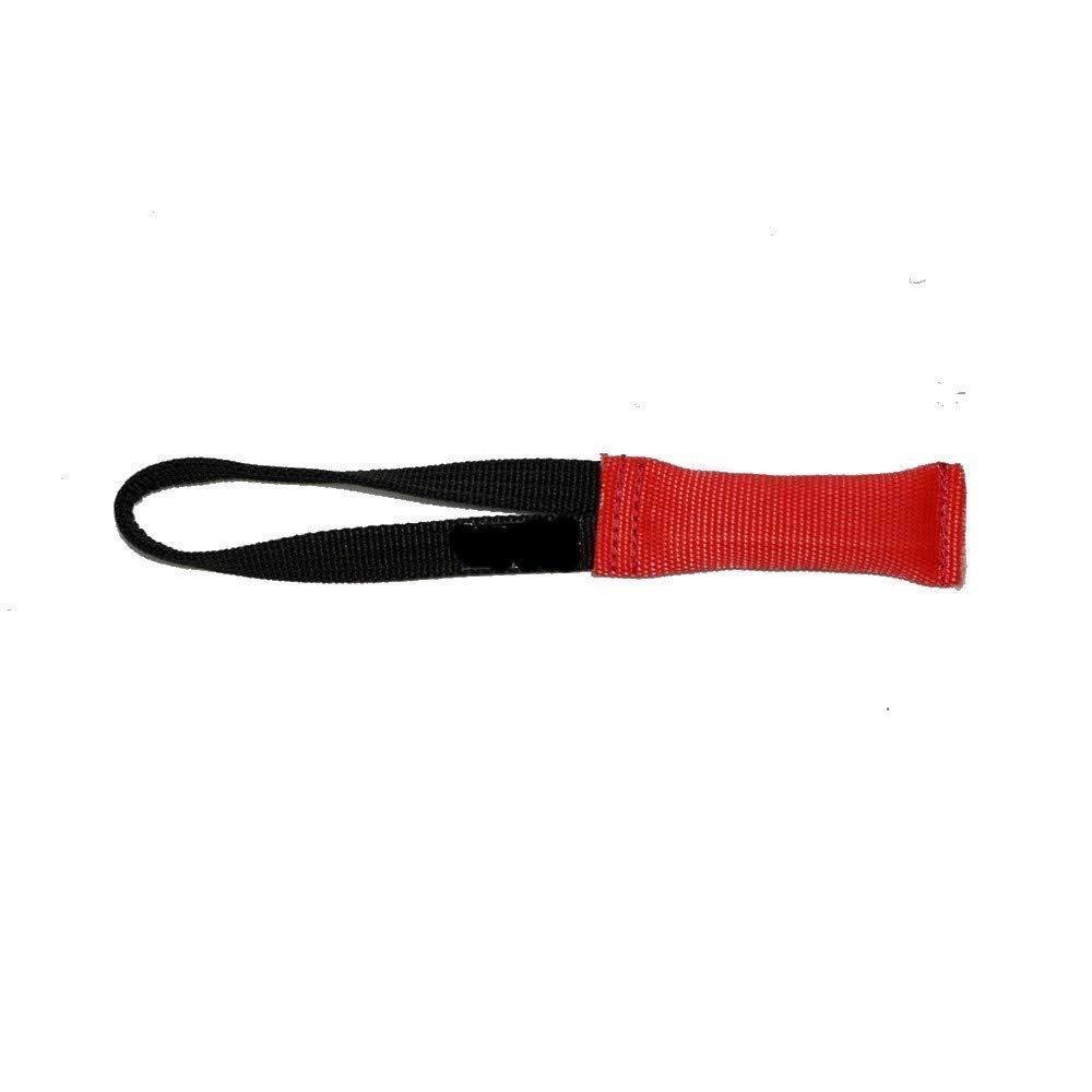 DINGO GEAR Firehose Dog Bite Tug One Handle Floatable Waterproof Red 13 x 3 cm - PawsPlanet Australia