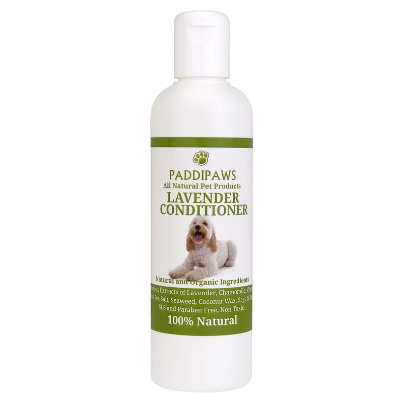 PADDIPAWS 100% Natural Concentrated Lavender Conditioner for Dogs/Safe and Gentle Leaving the Coat Soft and Shiny/No Parabens or SLS / 250ml - PawsPlanet Australia