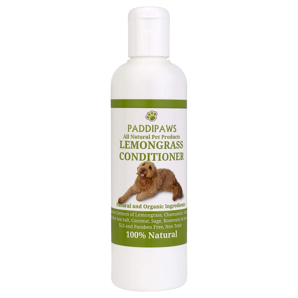 PADDIPAWS 100% Natural Concentrated Lemongrass Conditioner for Dogs/Safe and Gentle Leaving the Coat Soft and Shiny/No Parabens or SLS / 250ml - PawsPlanet Australia