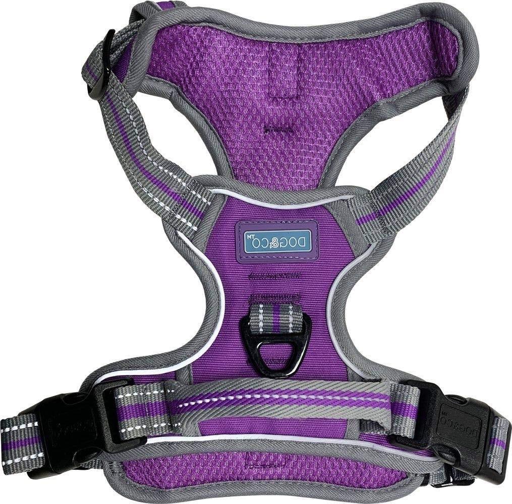 Dog & Co Sports Harness, Padded and Reflective, Purple Large - PawsPlanet Australia