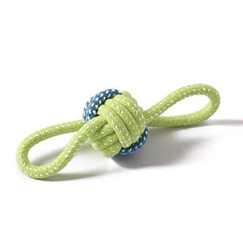 DOKA Dog Rope Toy Nature Cotton Chew Puppy Toys for Teething Grinding Interacting, Dog Chew Toy (Ball with ears) Ball - PawsPlanet Australia
