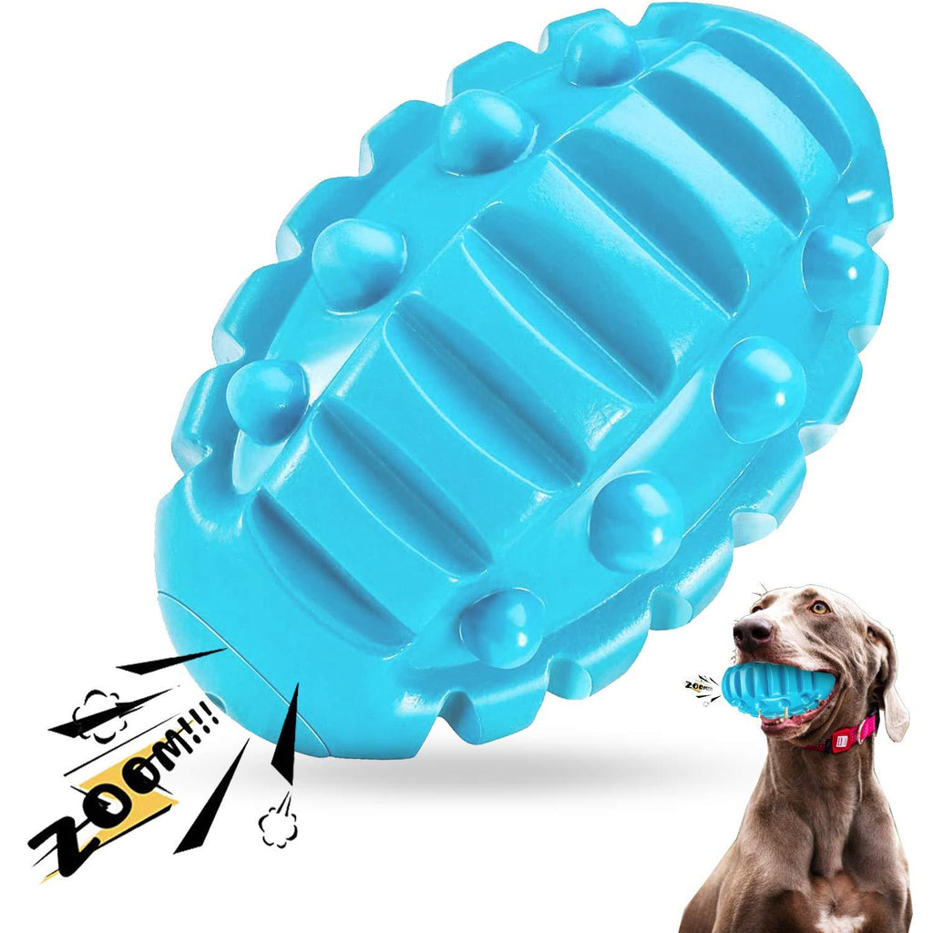 Dog Chew Toys for Aggressive Chewers Large Breed, Non-Toxic Natural Rubber Squeaky Dog Toy, Tough Durable Puppy Toothbrush Toy for Medium Large Dogs - Fun to Chew, Chase, and Fetch (Beef Flavored) ‎Squeaky Dog Toy · Light Blue - PawsPlanet Australia