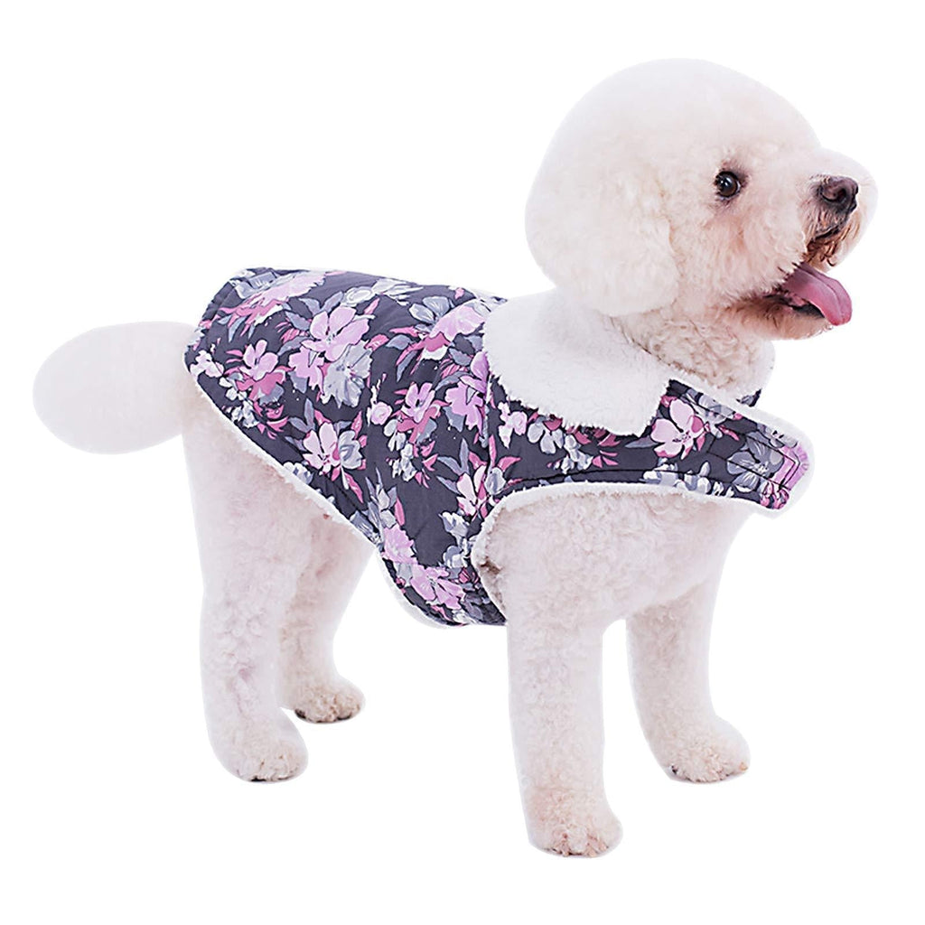 Yisika Dog Coat Medium,Dog Jackets for Medium Dogs Fleece Lined Coat and Chest Protector Windproof Snowsuit Cold Weather Pets Apparel p - PawsPlanet Australia