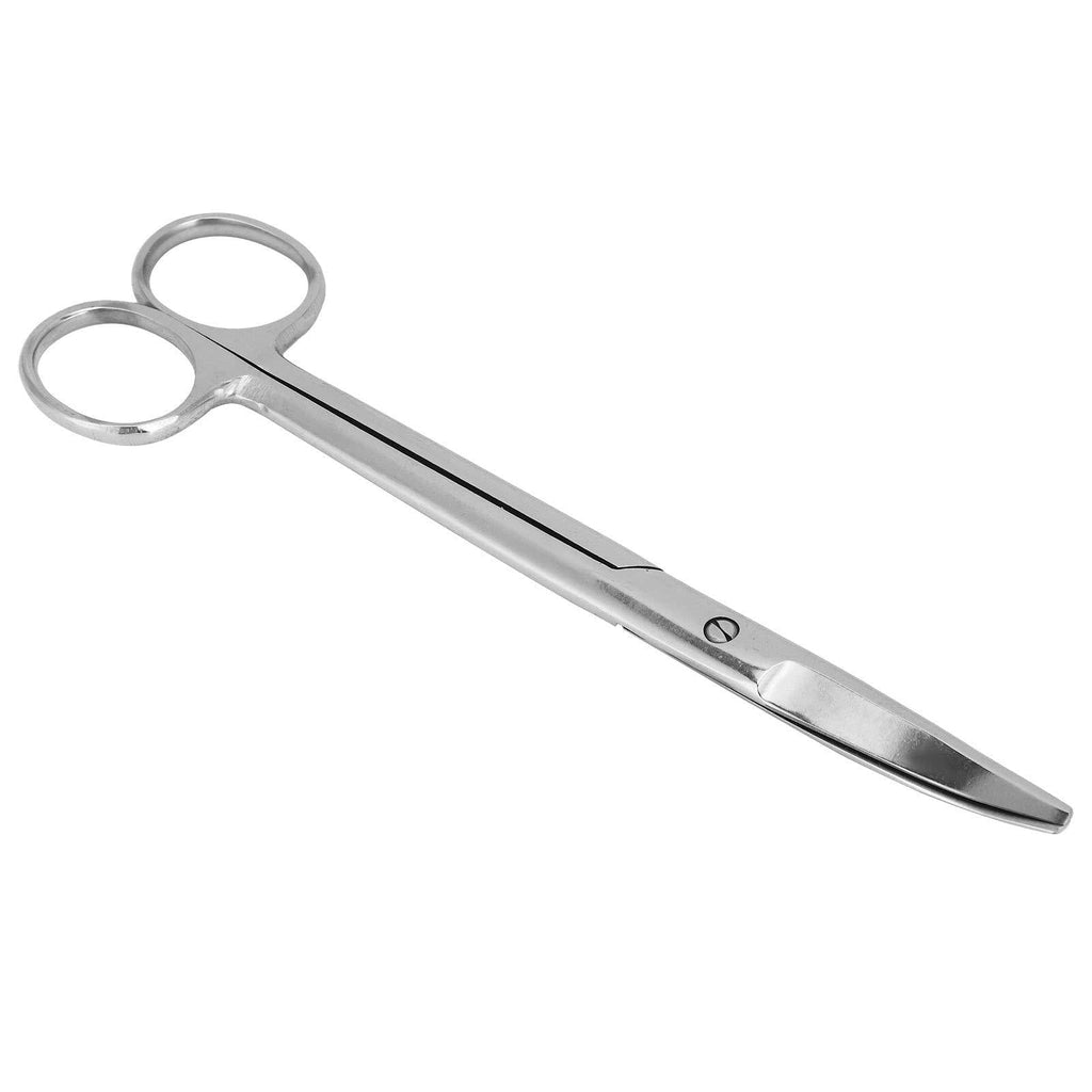 NATRUSS 18cm Curved Round Scissors Easy to Clean Animal Scissors, 7.1 x 2 x 0.3in Stainless Steel Scissor, Household Tool Durable Animal for Farm - PawsPlanet Australia