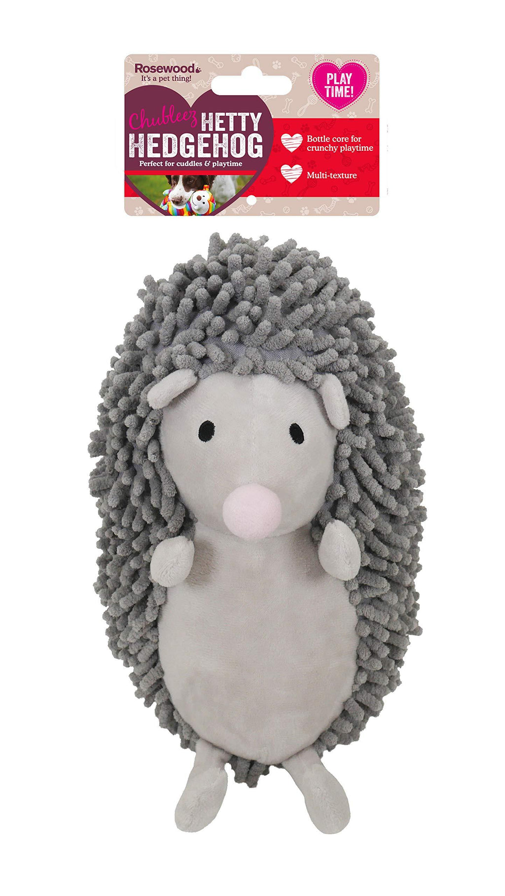 Rosewood HETTY HEDGEHOG Grey One Size - PawsPlanet Australia