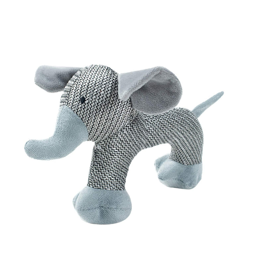 Nwvuop Squeaky Dog Toy Durable Dog Chew Toy Animal Shaped Chew Toy for Puppy Small Medium Large Dogs Elephant Shaped - PawsPlanet Australia