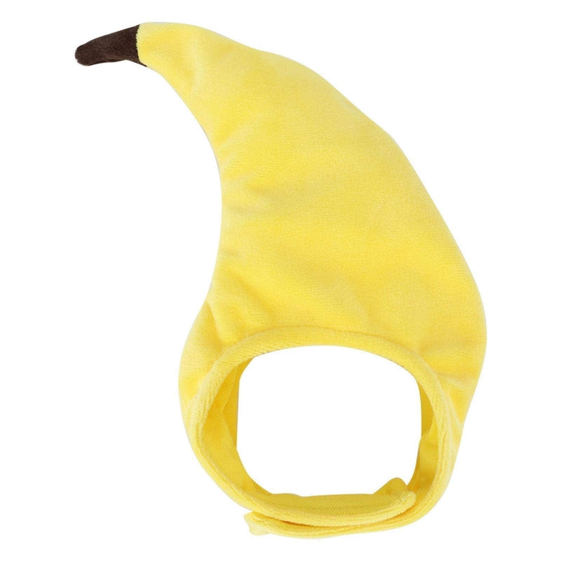 Pet Hat with Hook And Loop Design, Simple to Use Funny Banana Hood Transformation Festive Funny Hood(One size) One size - PawsPlanet Australia