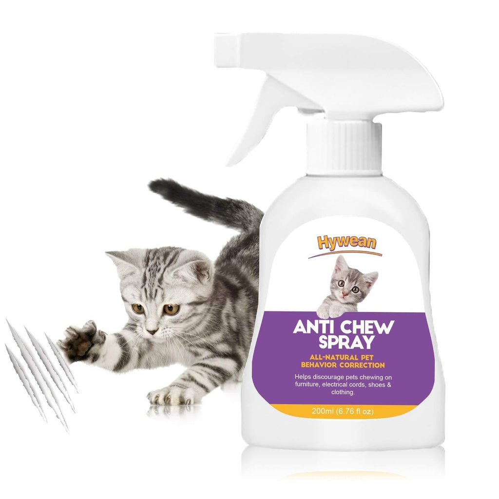 Hywean Stop Spray for Cat and Dog, Cat Scratching Training Spray Anti Chew Spray for Cats (White2) White2 - PawsPlanet Australia