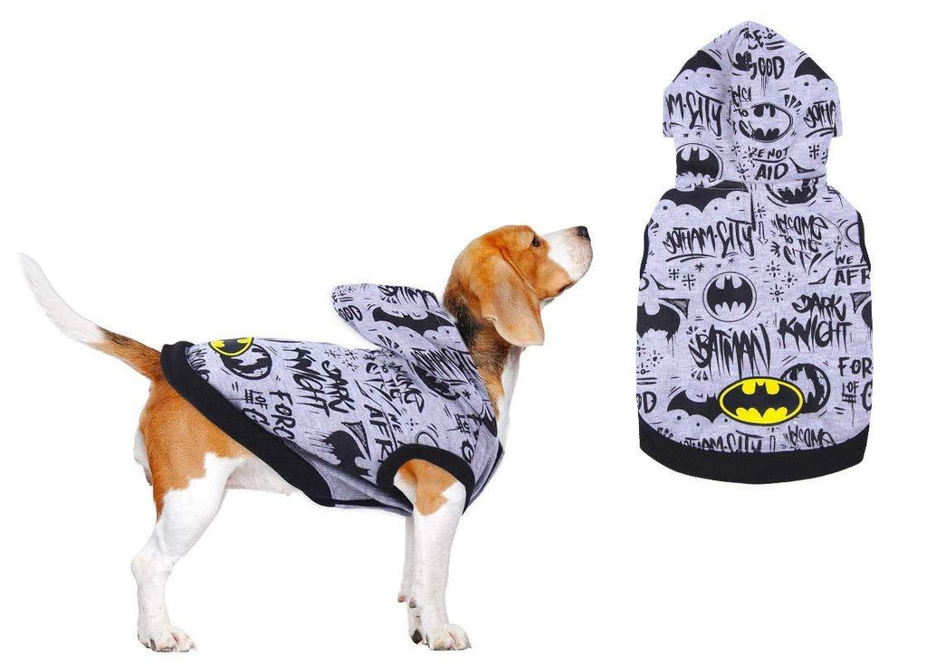 BATMAN Dog Jumper, Cat Sweater, Pet Hoodie, Puppy Clothing, Comfortable Breathable Lightweight Warm Pet Winter Clothing, Size XXS - PawsPlanet Australia