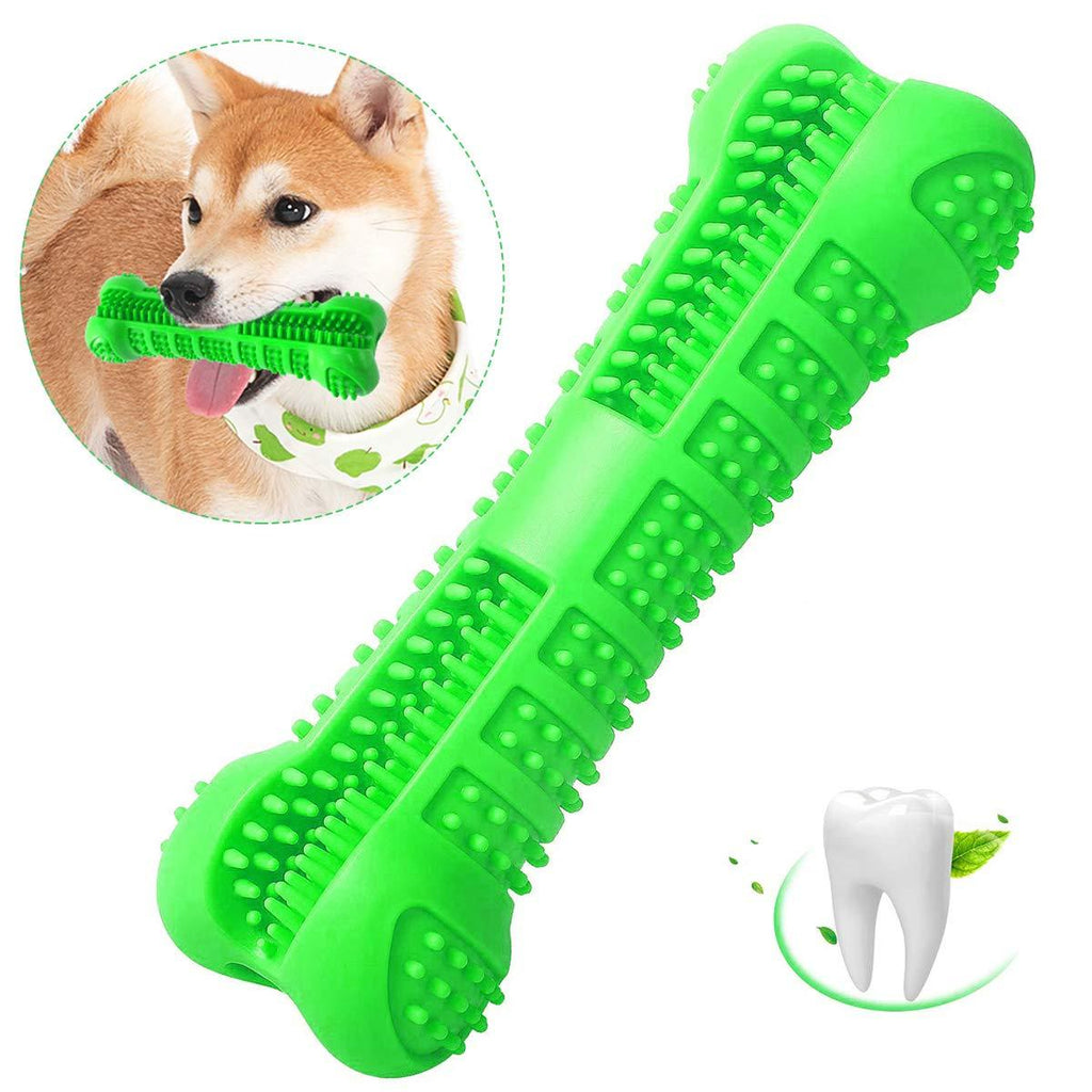 iFCOW Dog Toothbrush Chew Toy Pet Dog Teeth Cleaning Brush Dog Toothbrush Stick Puppy Dental Care Green - PawsPlanet Australia