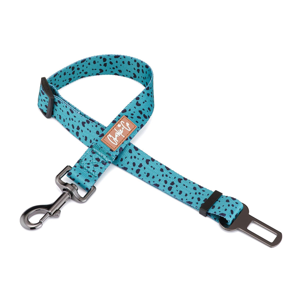 Charlie + Co Pet Dog Car Seatbelt with Universal Safety Buckle, 360 Degree Swivel Clasp, Adjustable Length (46cm - 72cm) (Keep it Teal) Keep it Teal - PawsPlanet Australia