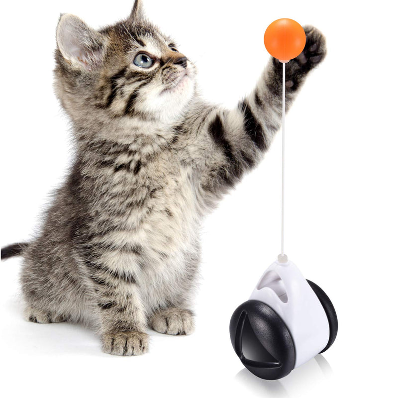 PChero Innovative Cat Toys, Balance Cat Chasing Toy Self Rotating Cat Ball for Pets Cat Kitten - PawsPlanet Australia