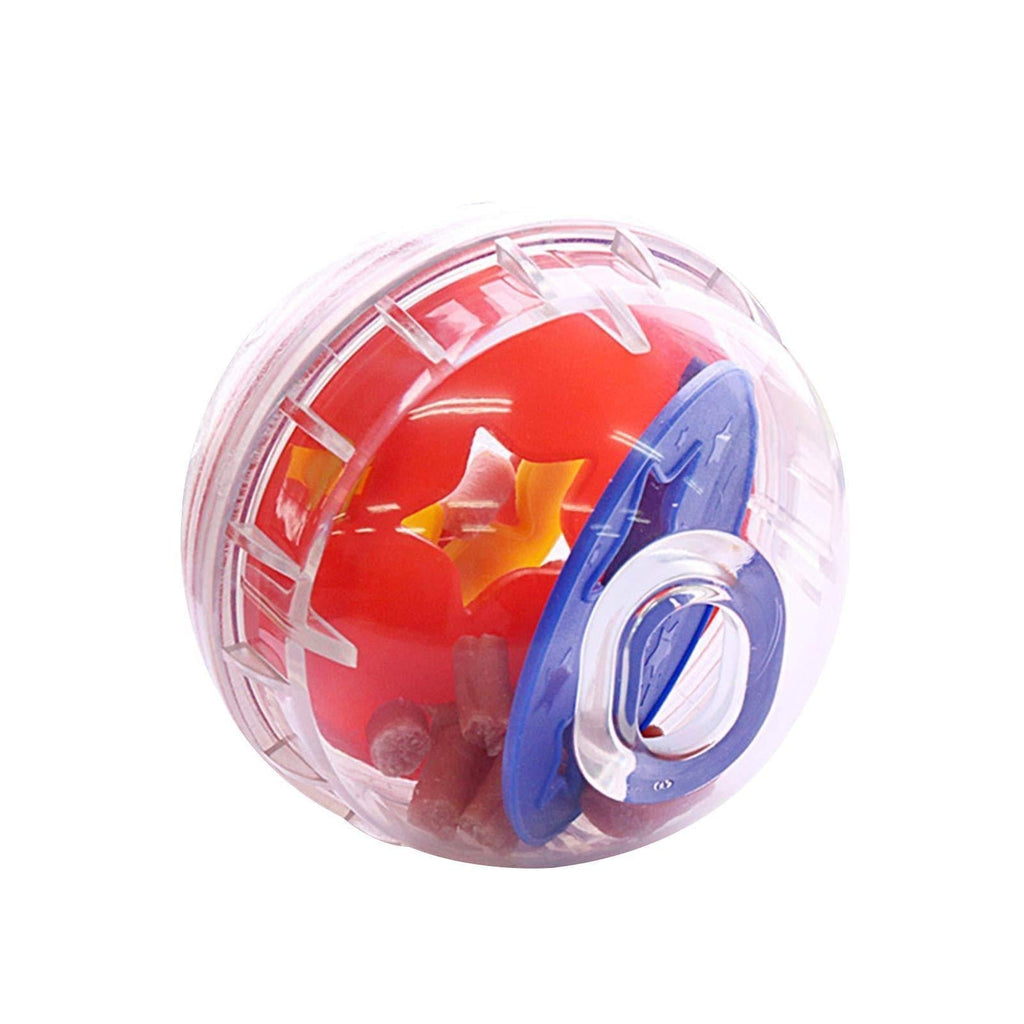 XZMAN Pet Zone IQ Treat Ball, Adjustable Dog Treat Ball Slow Feeder Dog Puzzle Toy Treat Dispensing Toy Interactive Dog Toy For Small To Medium Dogs And Cats L丨l - PawsPlanet Australia