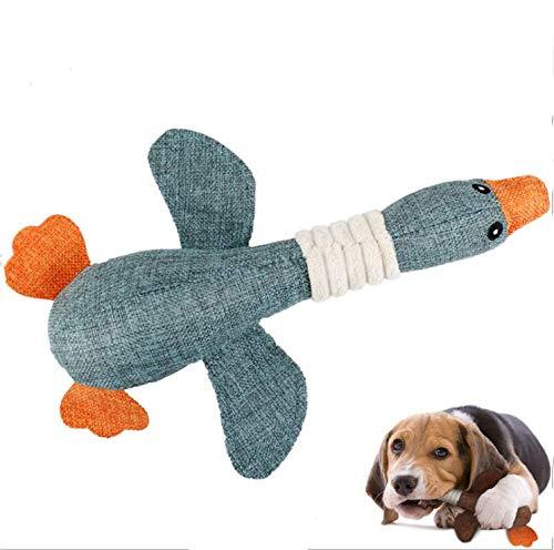 YYOJ Squeaky Dog Toys,Soft Dog Toys for Teeth Cleaning Funny Goose Shapes Interactive Training Toys for Puppy Small Medium Dogs - PawsPlanet Australia