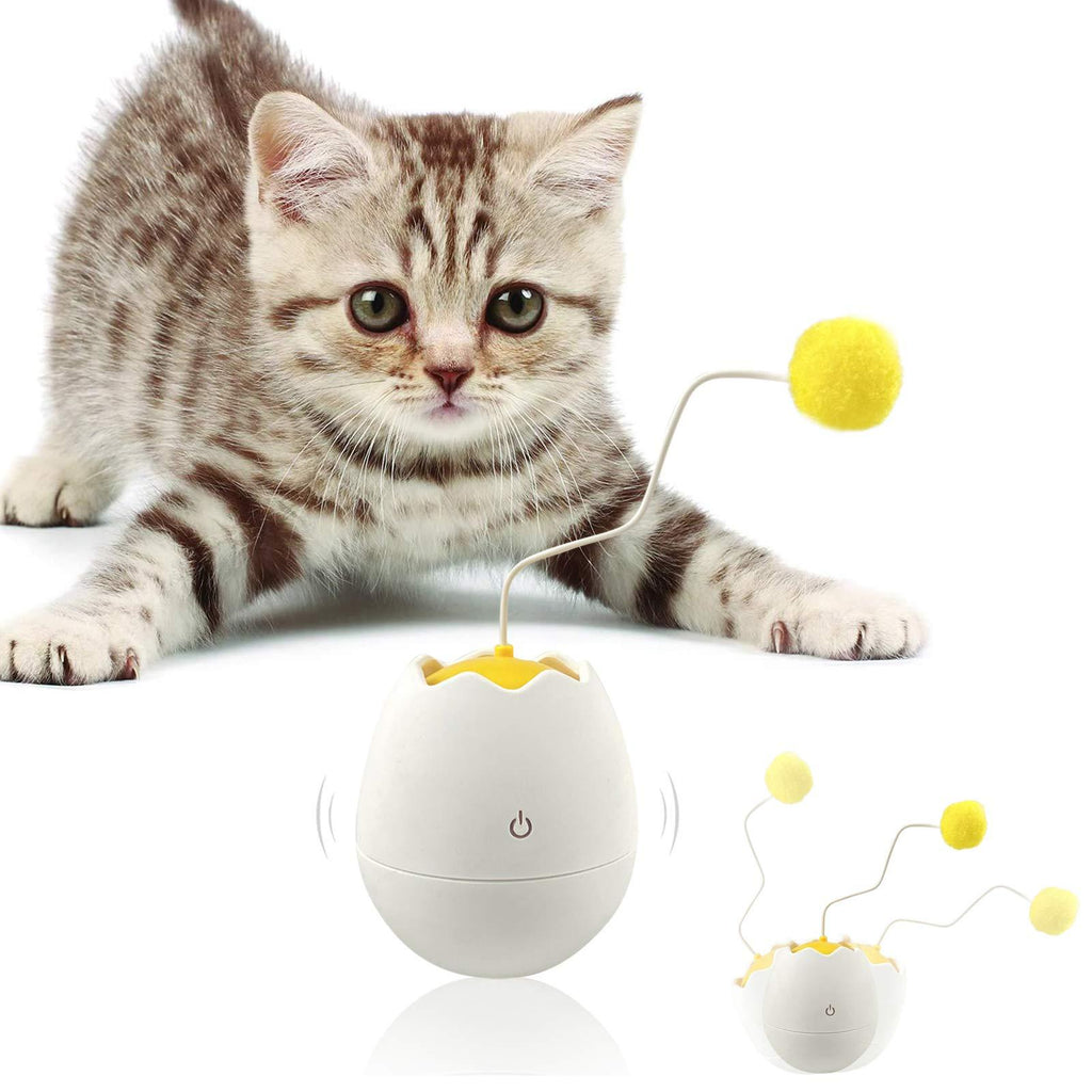 PECHTY Interactive Cat Toys for Indoor Cats, Cat Ball Automatic Irregular Battery Powered 360 Degree Self Rotating Ball, Tumbler Toys for Cats/Kitten - PawsPlanet Australia