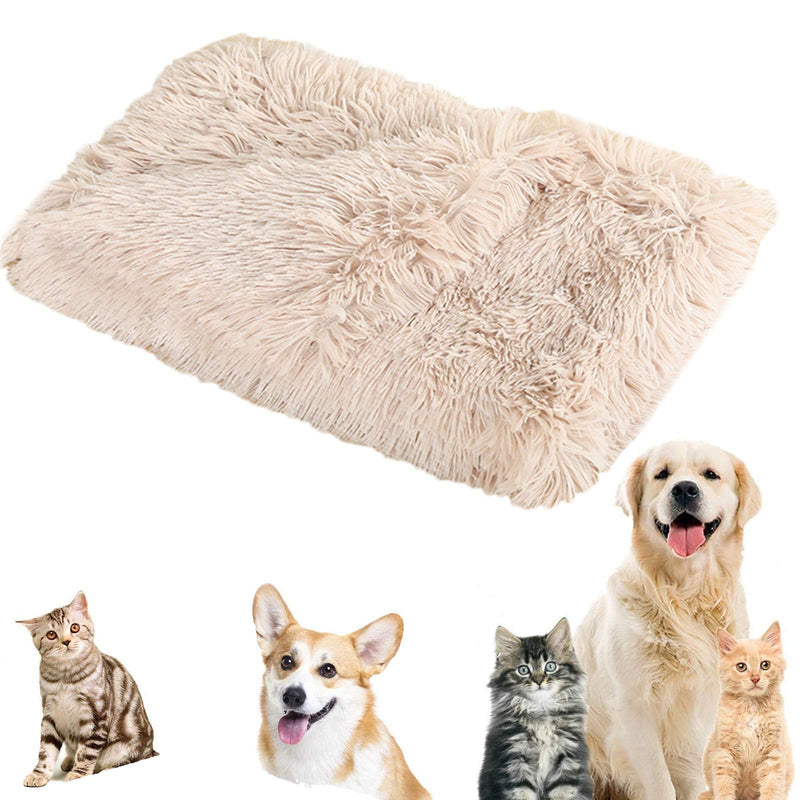 Leeko Pet Blanket, Dog Cat Soft and Warm Pet Throw, Pad Bed Cover Multiple Sizes for Dogs & Cats, Washable Sleep Mat (78 * 54CM, Brown) 78*54CM - PawsPlanet Australia