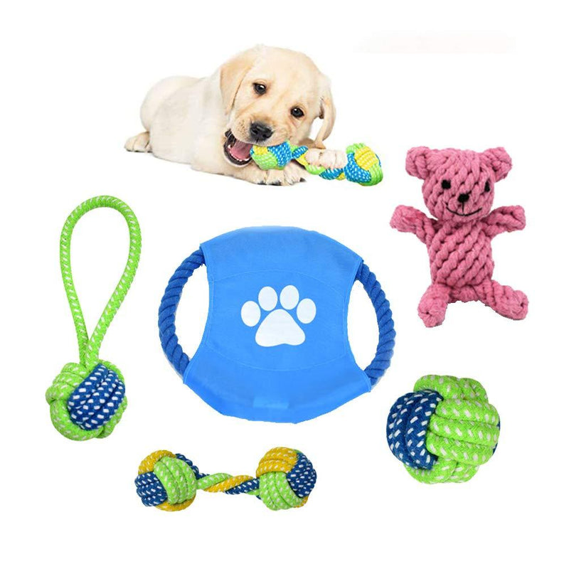 Dog Rope Toys Puppy Toys Dog Chew Toys Dog Interactive Toy for Small/Medium Dogs - PawsPlanet Australia