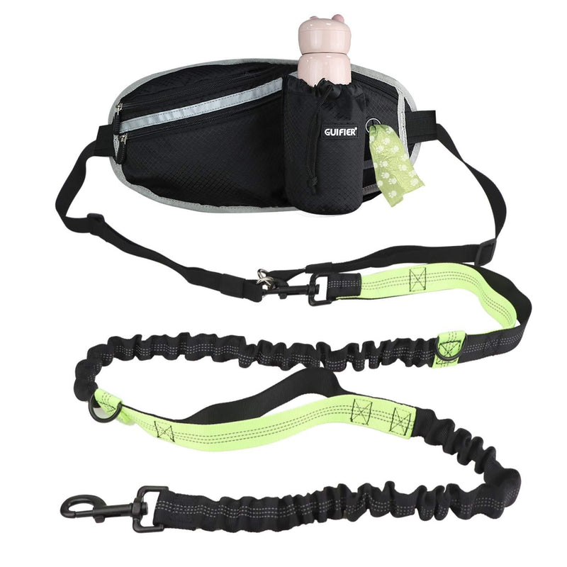 GUIFIER Hands Free Dog Running Lead with Wide Back Support Belt, Great Leash for Handsfree Running , Jogging or Walking with Dogs - PawsPlanet Australia