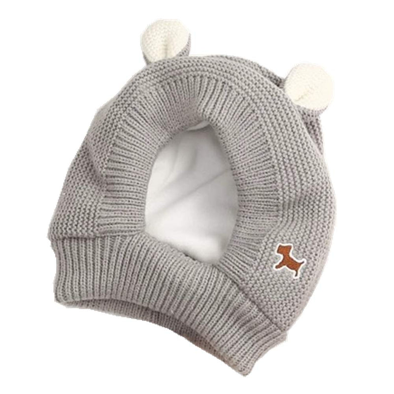 Dog Hat Rabbit Ears Pet Knitted Hat Warm Winter Cap Head Wear for Cats Dogs Pets Party - PawsPlanet Australia