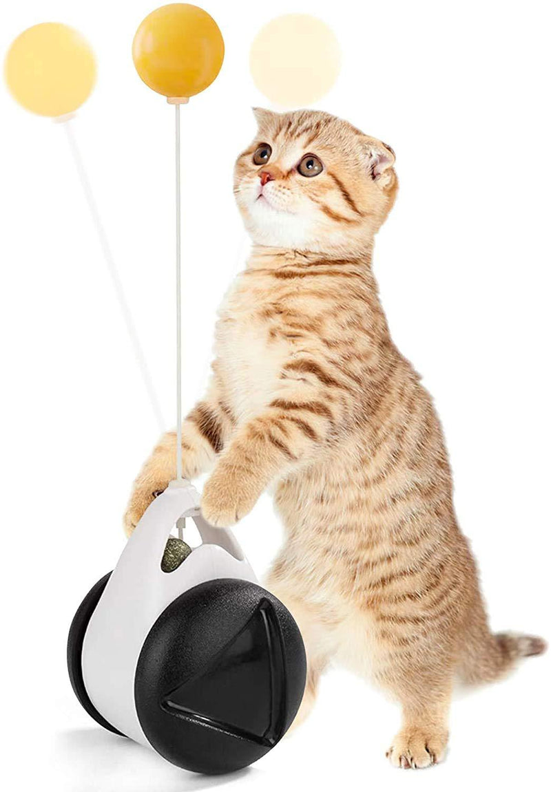 XJSGS Cat Toys Roller，Interactive Toys for Indoor Cats Kitten Chase Toys with Balance Wheel Self Rotating。 - PawsPlanet Australia