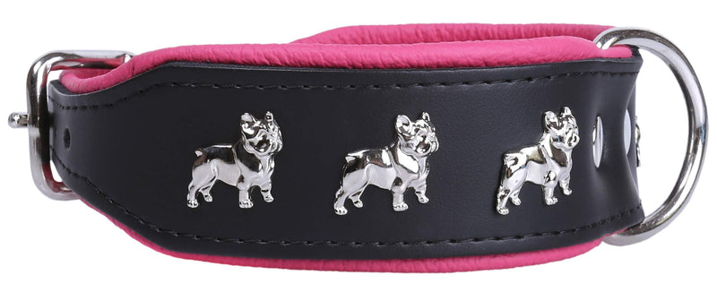 sarcia Black&Pink Collar French Bulldog 45 cm One Size - PawsPlanet Australia