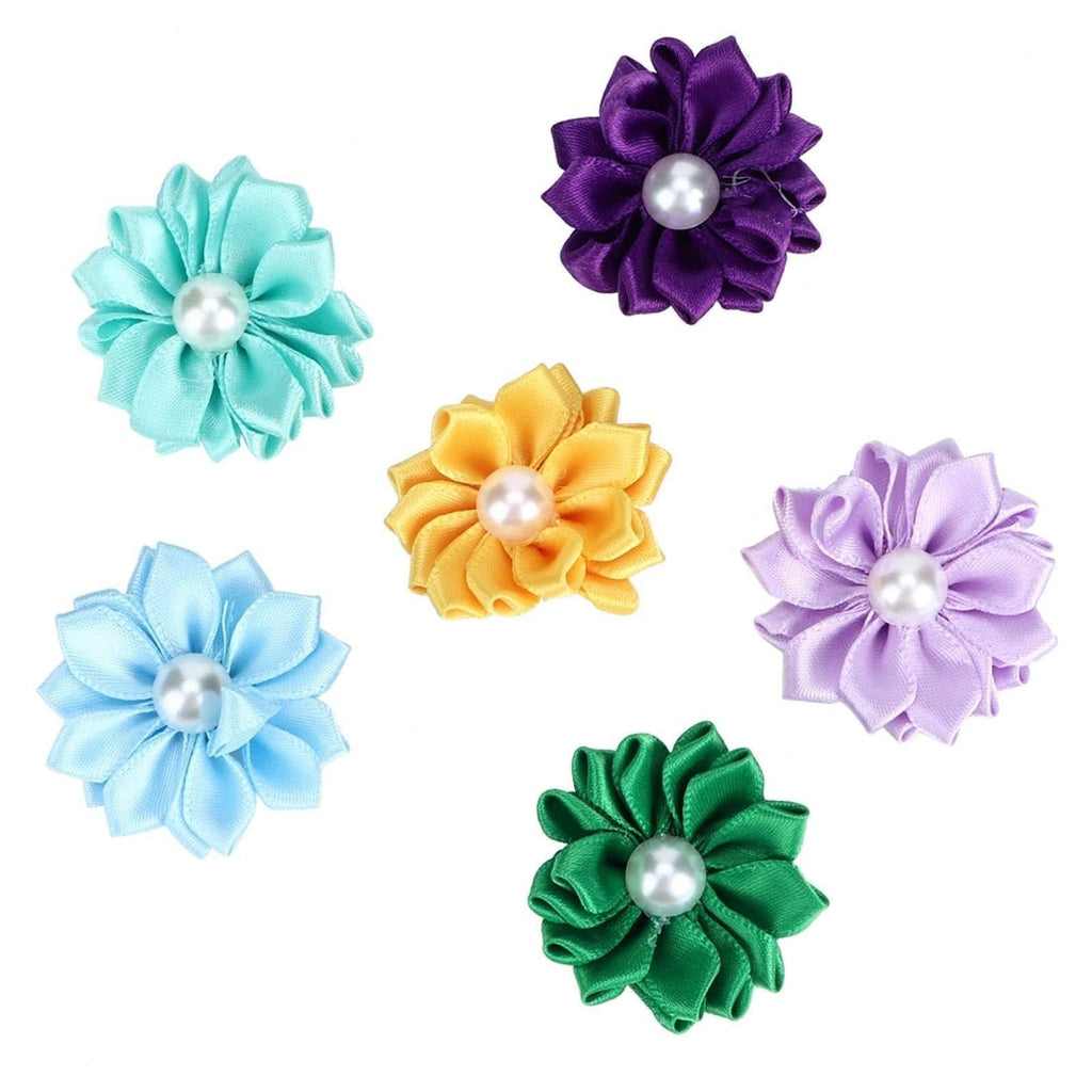 Giny Safe Pet Hair Bows, Non-Toxic Multiple colors Wear Resistant Cat Hair Bows, for Dog Pet Cat Small Dog Medium Dog - PawsPlanet Australia