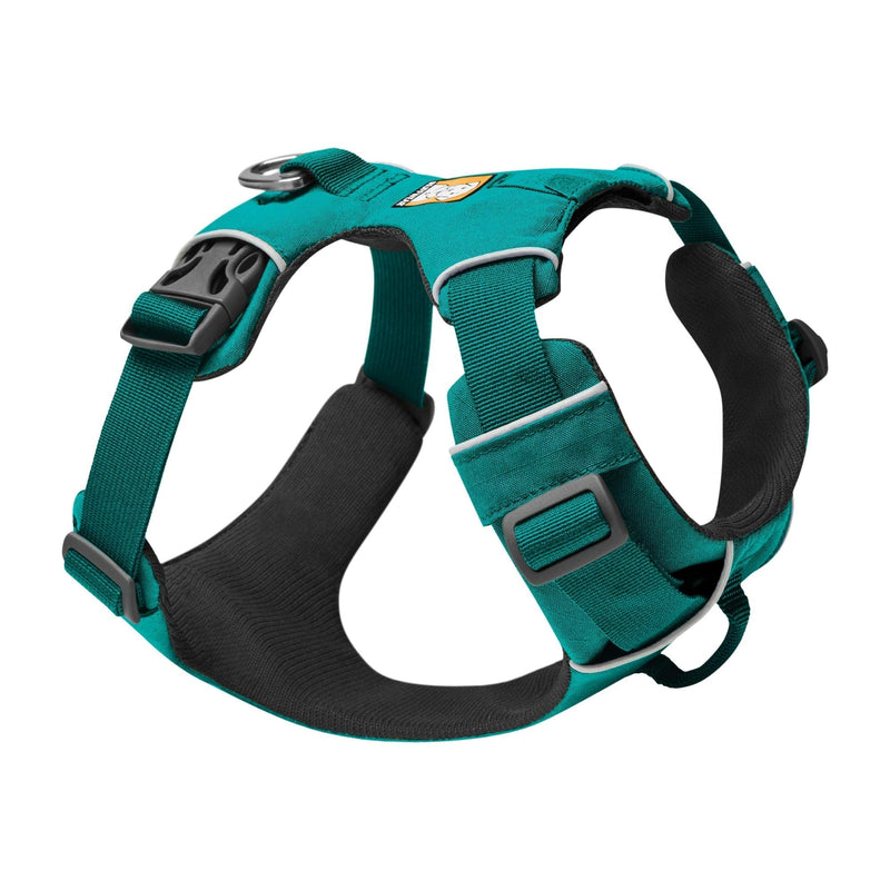 RUFFWEAR Front Range Dog Harness, Reflective Padded No Pull Harness, Aurora Teal, XX-Small - PawsPlanet Australia