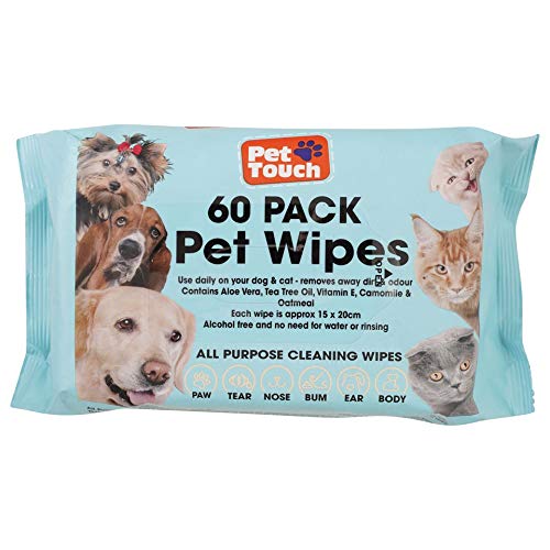 Multi Pack of Pet Grooming Wipes Count Deodorizing & Hypoallergenic ...