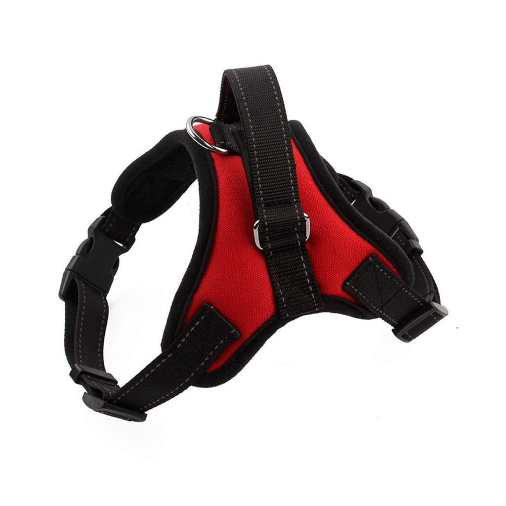 CINY No Pull Dog Harness, Mesh Breathable Soft Padded Pet Chest Strap Adjustable Comfort, for Medium Large Dog, Best for Training Walking Durable, No Choking (l , Red Black) Not Including Tow Rope - PawsPlanet Australia
