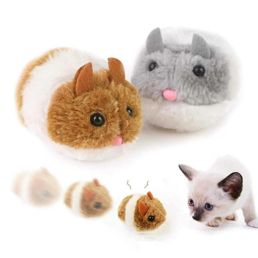 Cat Toy Plush Mouse Moving, Interactive Cat Toy Mouse, Pet Mouse Toys for Indoor Cats, Cat Toy Self Play for Kitty and Cats, Cat Training Toy, Cat Mice Toys 2 Pack - PawsPlanet Australia