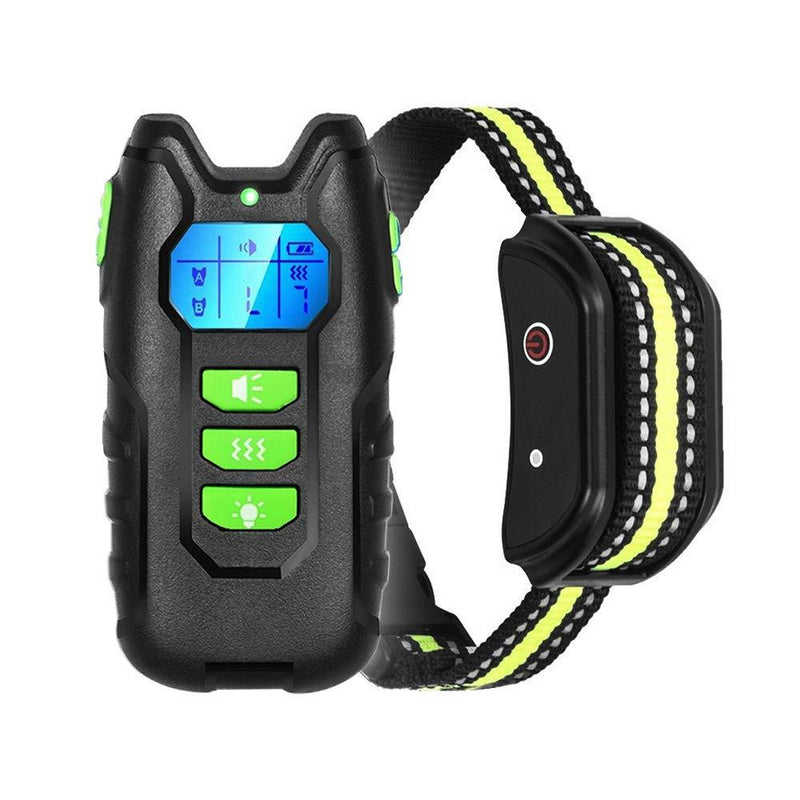Dog Training Collar with Remote, Rechargeable Waterproof Home Dog Training Device Controller Safe Behavior Correct Dog Trainer for Small Medium Large Dogs, Up to 1000Ft Remote Range - PawsPlanet Australia