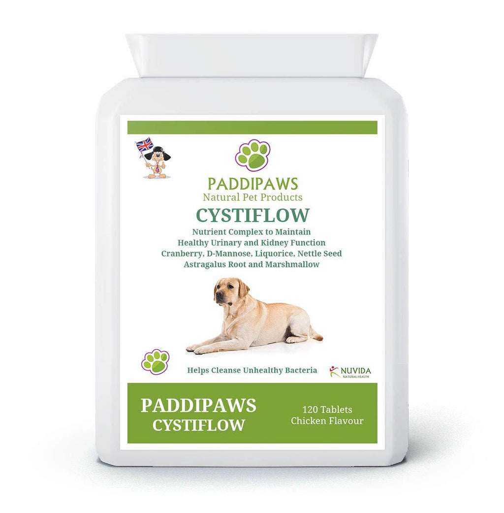 Cystiflow - Bladder Support For Dogs - UTI, Cystitis and Kidney problems — A Blend of 6 Nutrients - Specially formulated urinary tablets for dogs to maintain Healthy Urinary and Kidney Function - PawsPlanet Australia