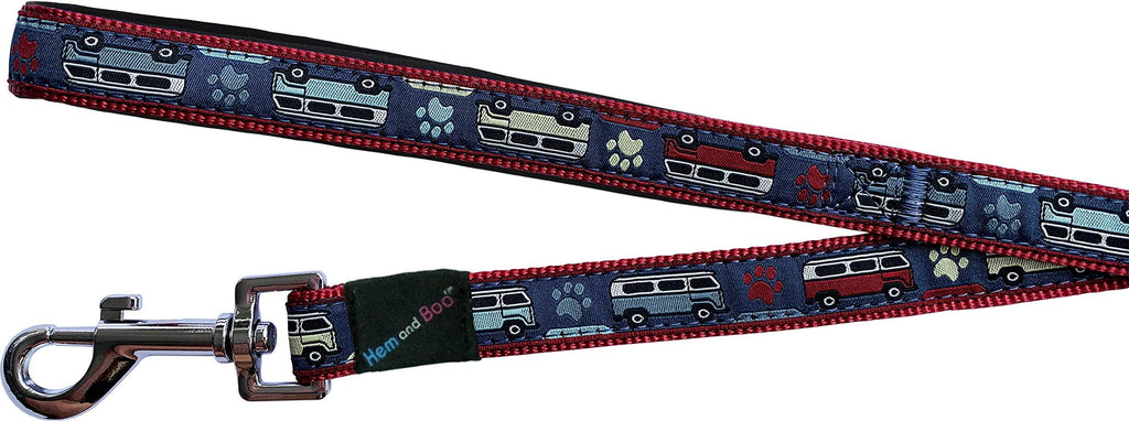 Hem and Boo Camper Van Classic Dog Lead Large - PawsPlanet Australia