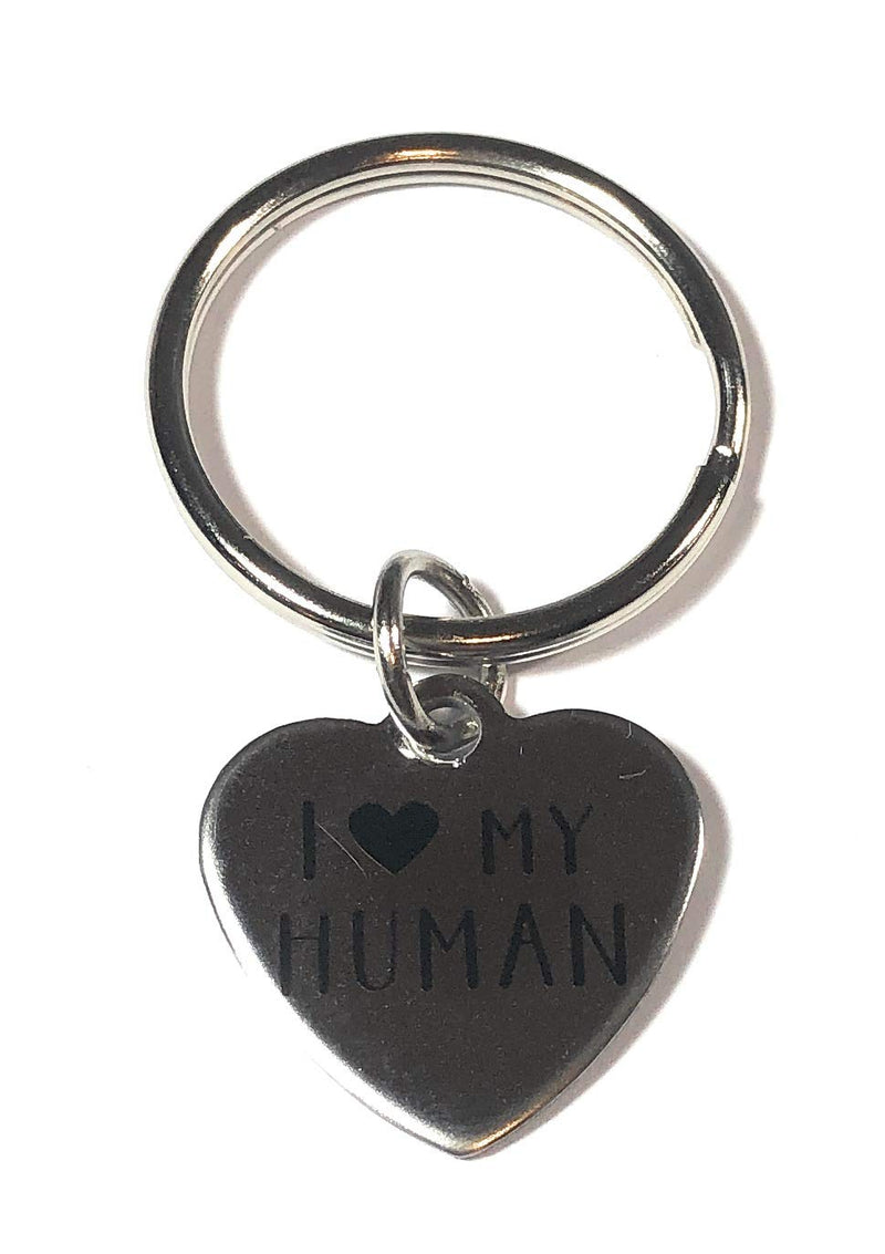 FizzyButton Gifts Dog Cat Collar or Lead Charm, I Love My Human - PawsPlanet Australia