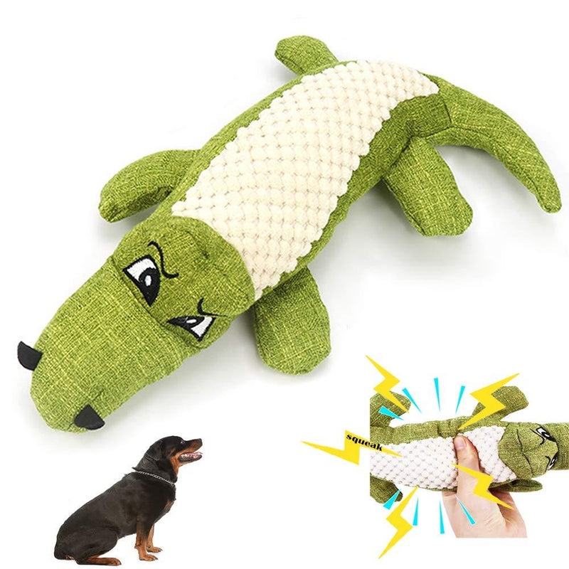 HITNEXT interactive dog toy, Squeaky Dog Toys, Plush Cat Puppy dog Toy for boredom, Dog Gifts for Small/Medium/Large Dog green - PawsPlanet Australia