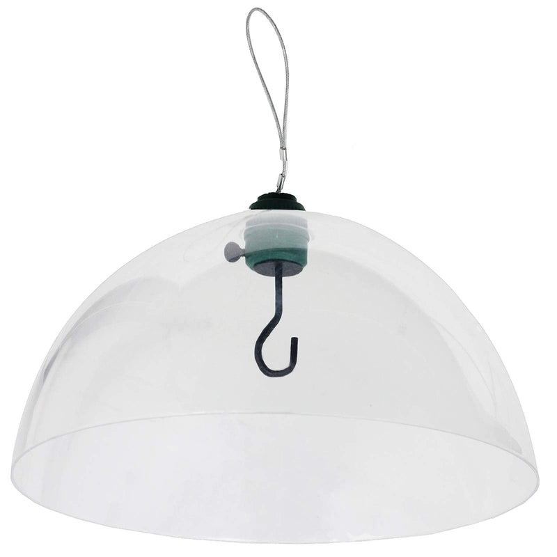 SPARES2GO Squirrel Baffle Dome Bird Feeding Station Feeder Guard (Complete Kit with Hanging Hook and Loop) - PawsPlanet Australia