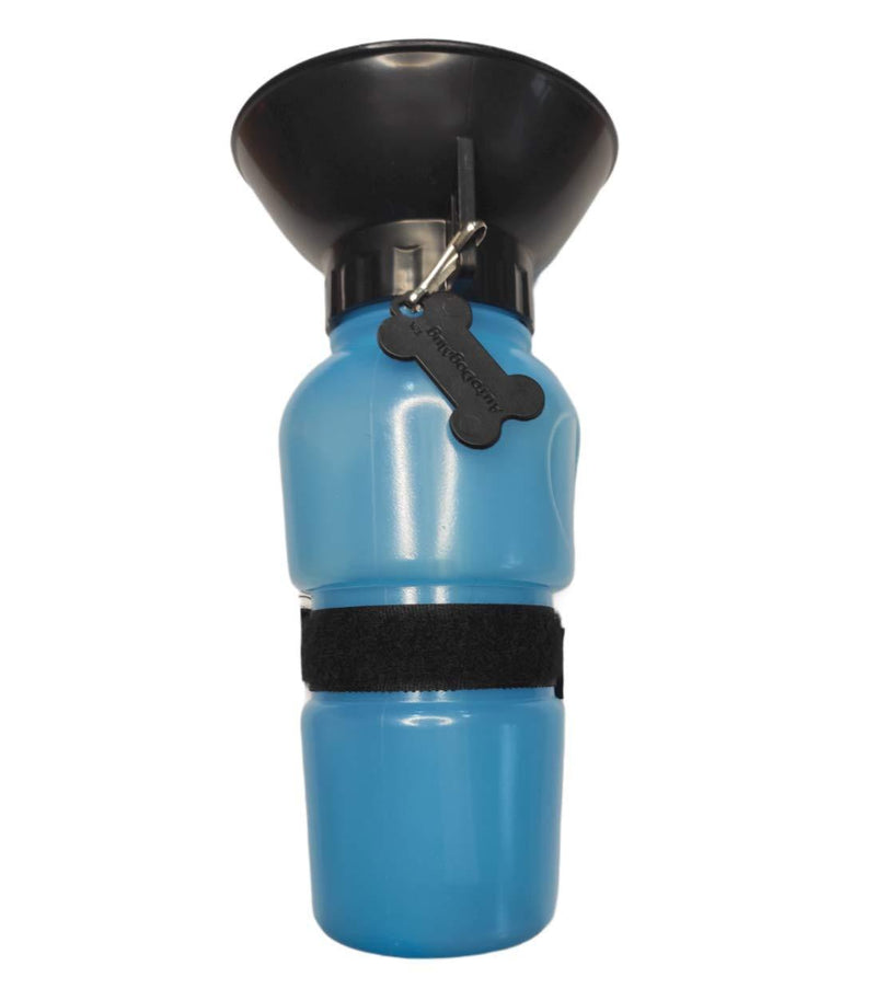 PROtastic Lucky Dog Deli - Dog Travel Water Bottle, great for always having water available whilst out with your dog (Blue) Blue - PawsPlanet Australia
