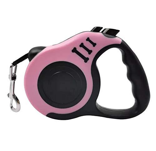 BAX Canine Retractable Extendable 5M Lead Up to 14Kg Dog PINK - PawsPlanet Australia