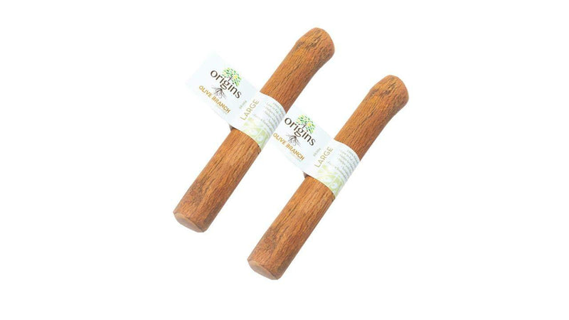 Olive Wood Dog Chew Large Pack of 2 Dogwood Stick - PawsPlanet Australia