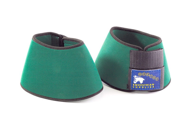 Gee Tac Neoprene Over Reach Brushing Boots Full GREEN - PawsPlanet Australia