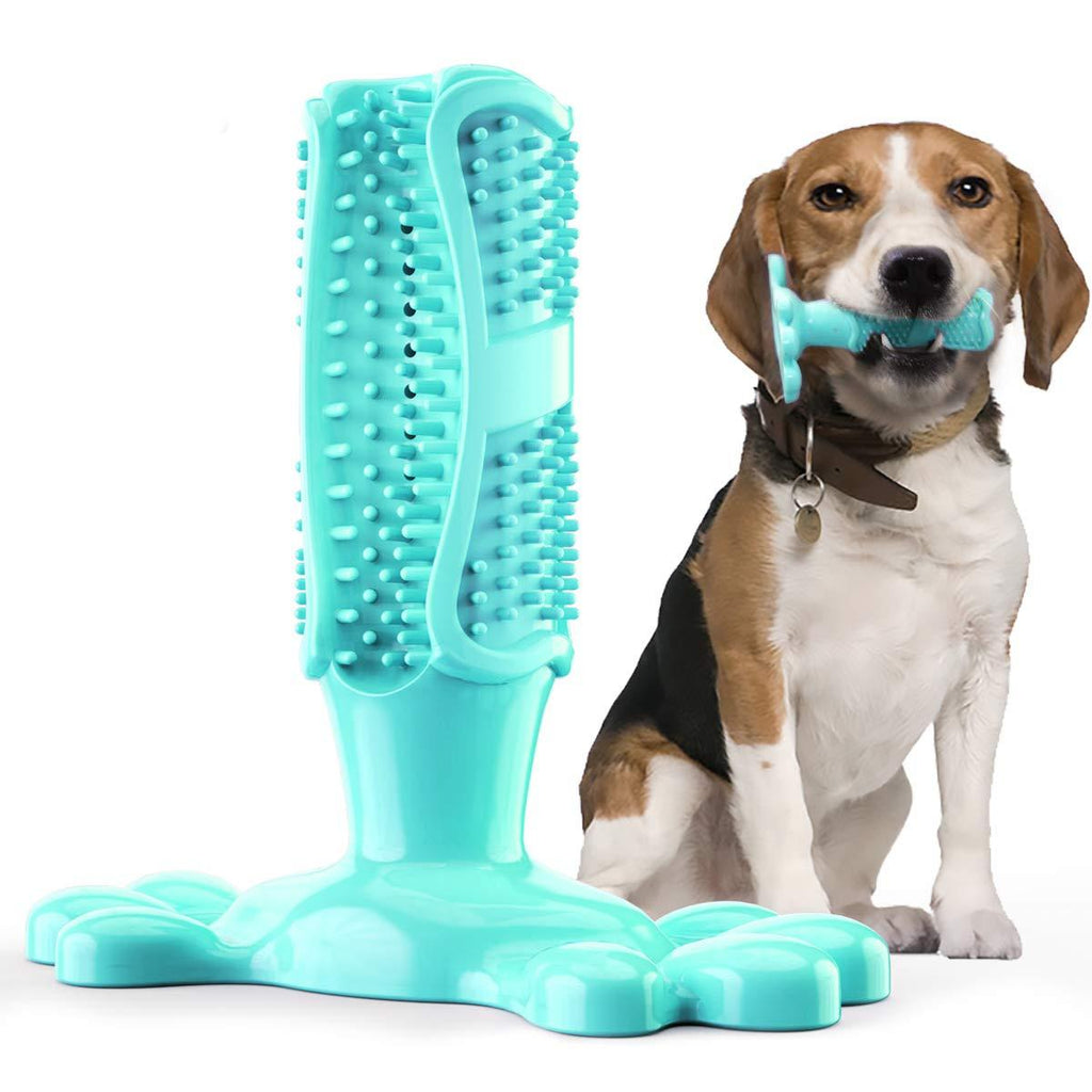 LQRLY Dog Chew Toy, Dog Toothbrush Toy Dental Care Teeth Cleaning Dog Chewing Toy - PawsPlanet Australia