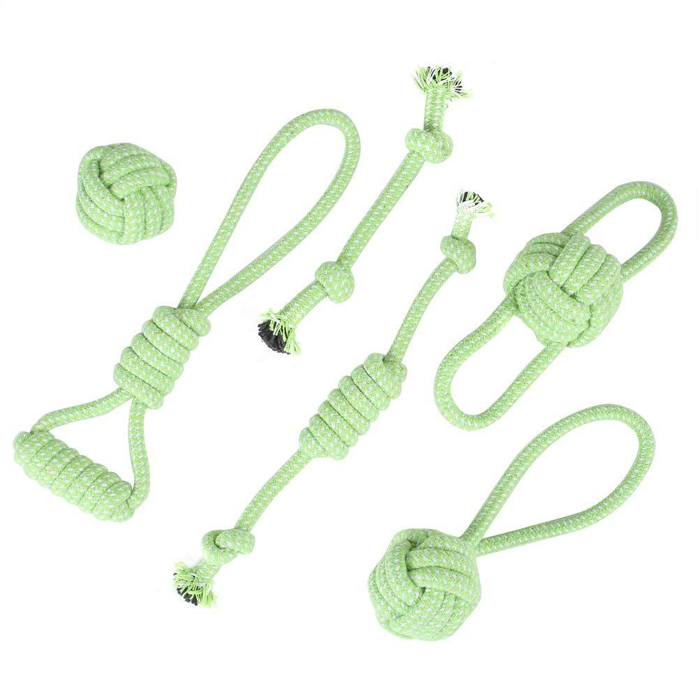 SENDILI Set of 6 Dog Rope Toys - Durable Cotton Dog Rope Chew Toys for Puppies, Small and Medium Dogs Chewers, Interactive Dog Tug of War Toys - PawsPlanet Australia