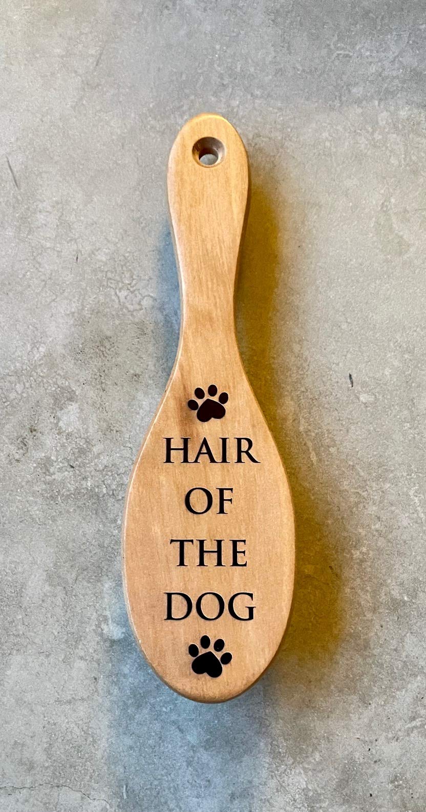 Gifted Hair of the dog Hardwood Pet Brush Hardwood Dog Brush Travel Bowl - PawsPlanet Australia