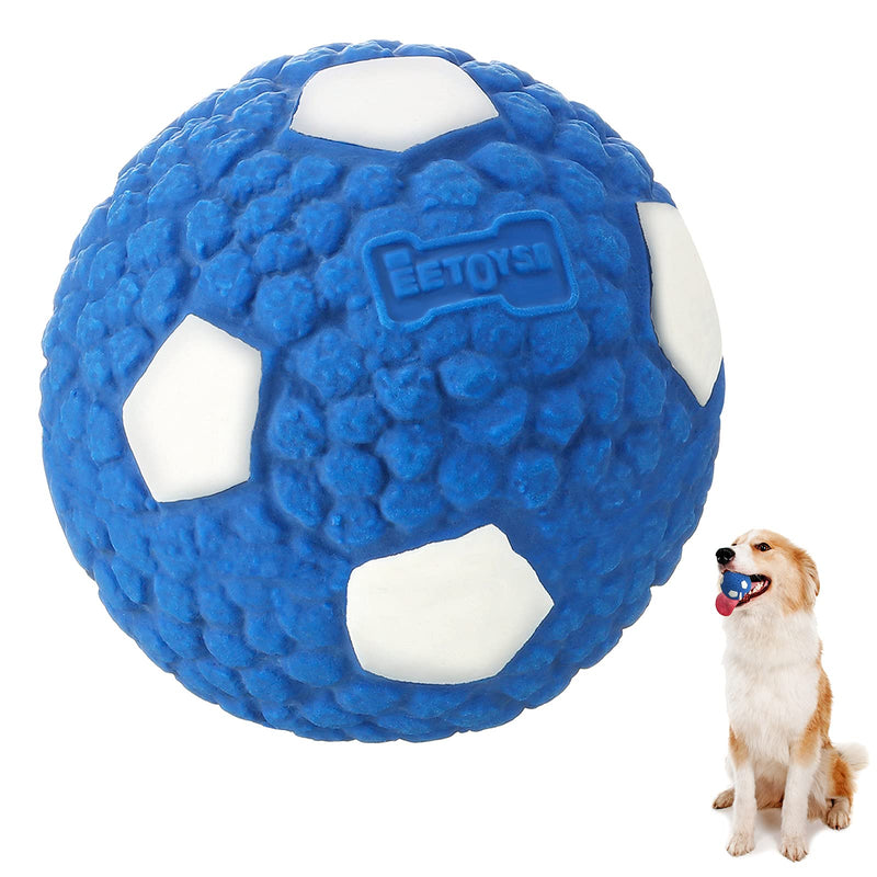 Squeaky Dog Toys Ball Dog Chew Ball, Squeaky Dog Chew Toys Ball Bite Resistant Teeth Training Toys Ball for Dogs, 6 cm/ 2.36 Inch (Blue) - PawsPlanet Australia