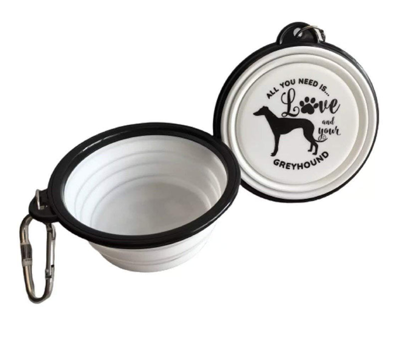 Gifted Greyhound Travel Water Bowl Travel Bowl - PawsPlanet Australia
