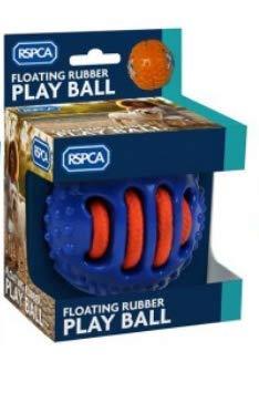 Rubber and Rope Ball Toy for Dogs (Blue) Blue - PawsPlanet Australia