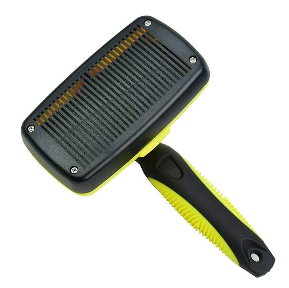 Dog Brush Professional Grooming Hair Slicker Shedding Long & Short Hair for pet Cats with Short to Long Hair, Professional Soft Cleaning Deshedding Tool - PawsPlanet Australia