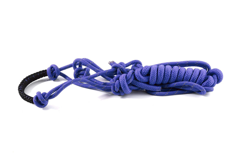 Gee Tac Hi Viz Natural Horsemanship Rope Halter Head Collar BLUE - PawsPlanet Australia